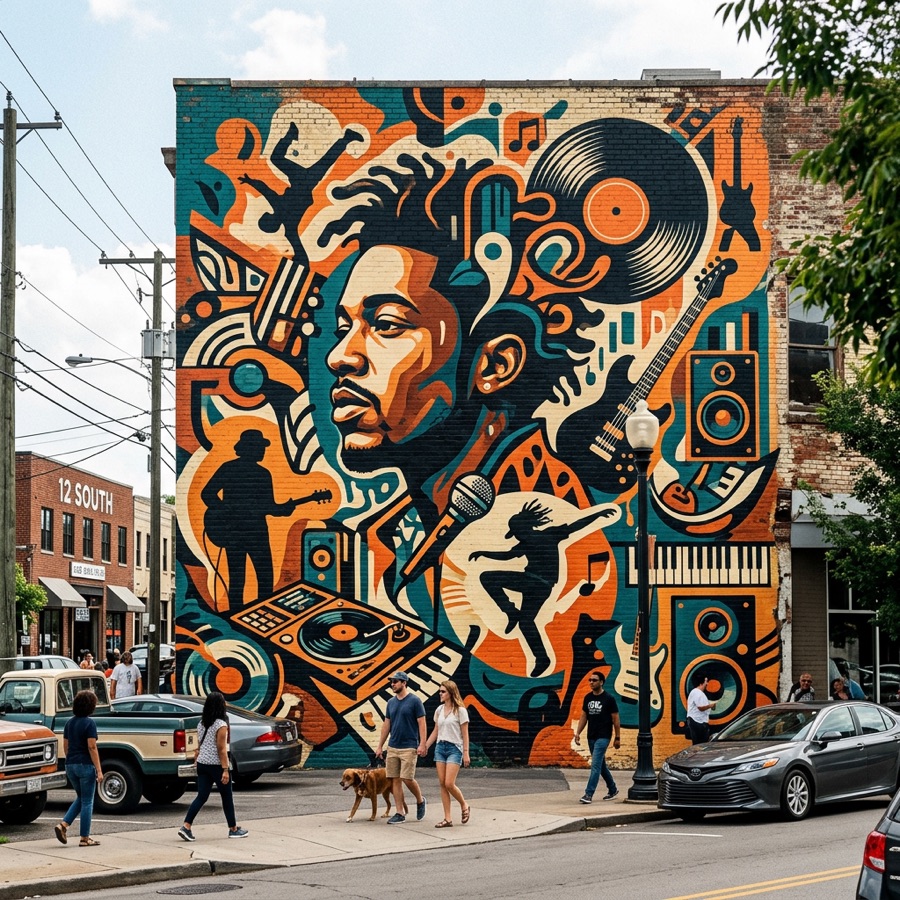 Nashville mural